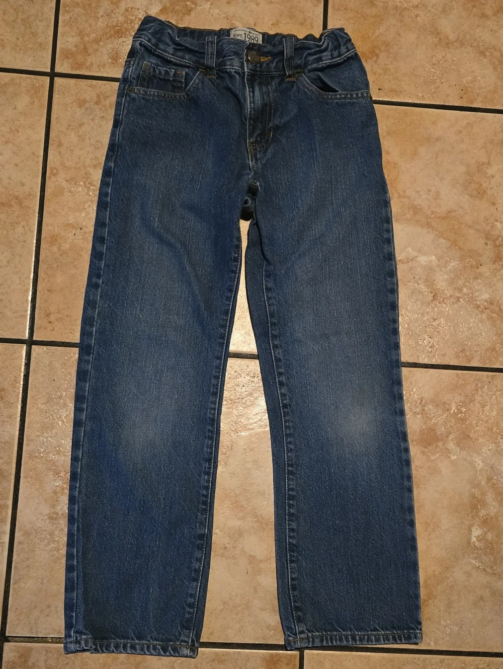 The Children's Place Dark Blue Straight-Leg Kids Jeans
